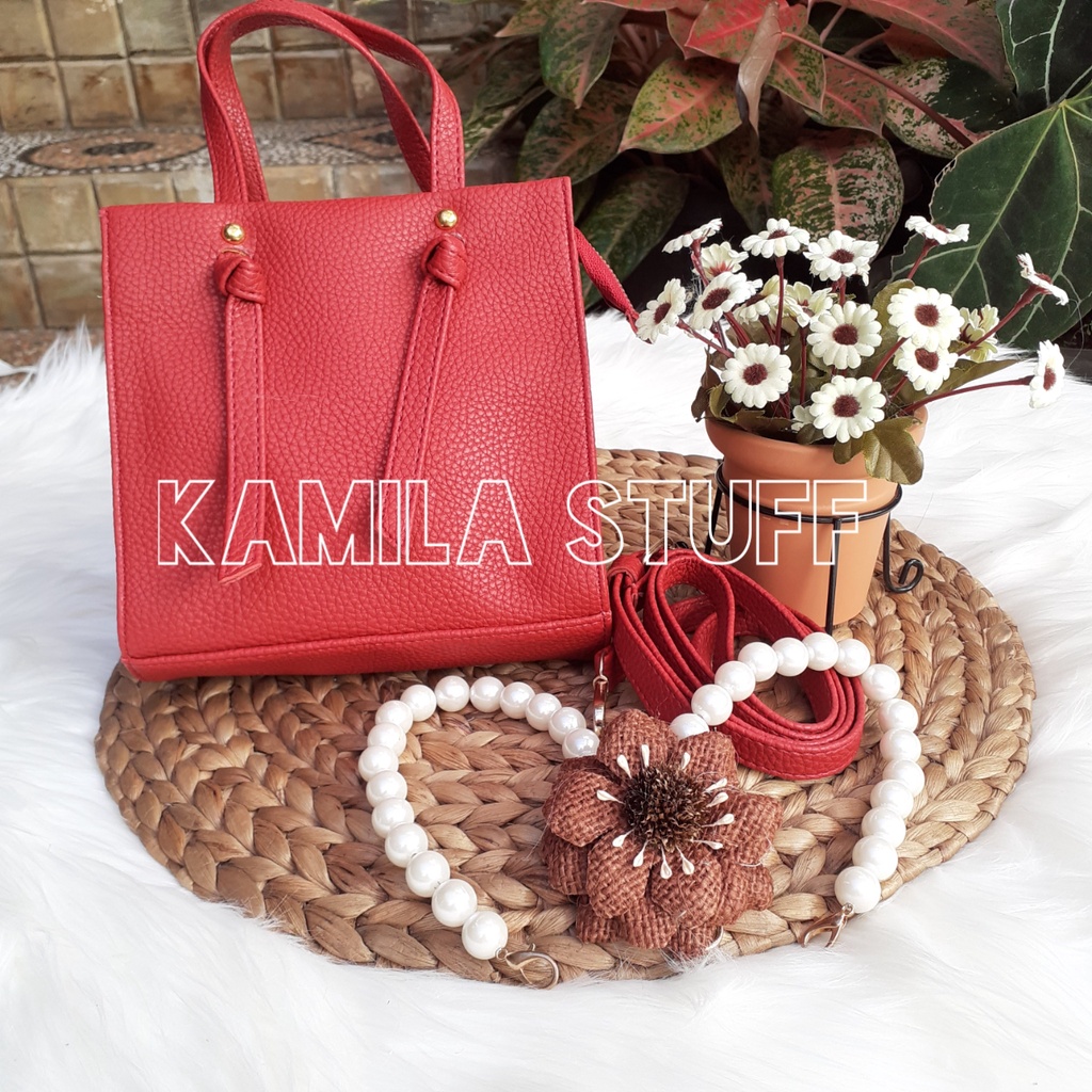 Kamilahstuff Tas Selempang Papirut Wanita Romesha