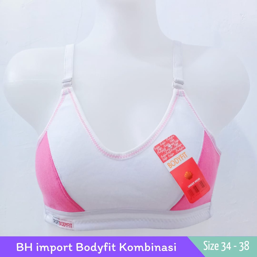 Bodyfit Bh Sport/Bh Remaja body fit/Bra Remaja Kombinasi Busa Tipis Tanpa Kawat Nyaman Dipakai | Bisa Cod