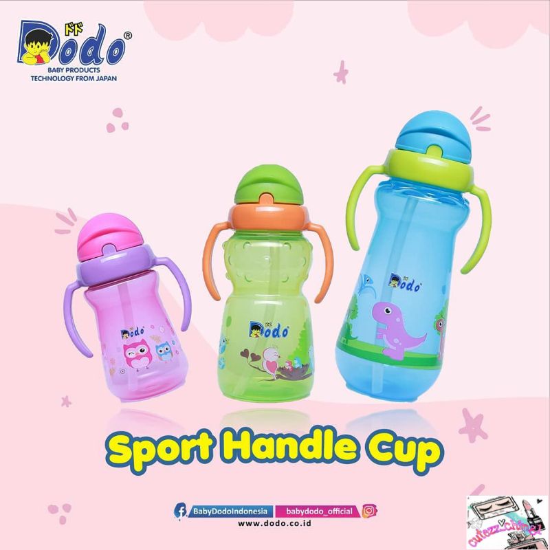 ☃Cutezz_Ching1☃Dodo Sport Handle Cup DDC - Botol Minum