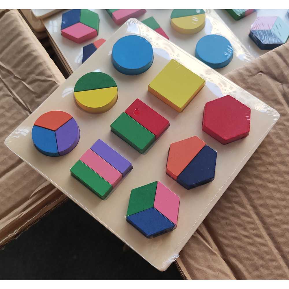 (100% BARANG ORI) Diikamiiok Mainan Balok Puzzle 3D Geometry Anak - TOY01