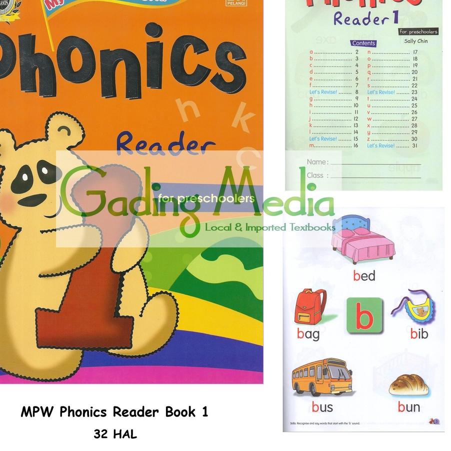

시 KINDERGARTEN PHONICS - MPW Phonics Reader/Activity Book 1 - 4 Hot Sale