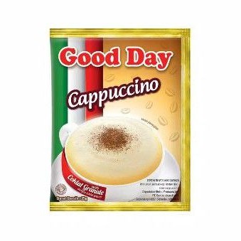 

Kopi Good Day Cappucino Renteng (isi 10 Sachet)