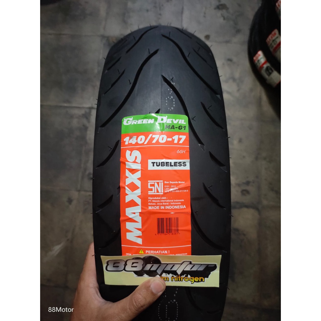 Maxxis Green Devil 140/70-17 Tubeless, OFFLINE LEBIH MURAH