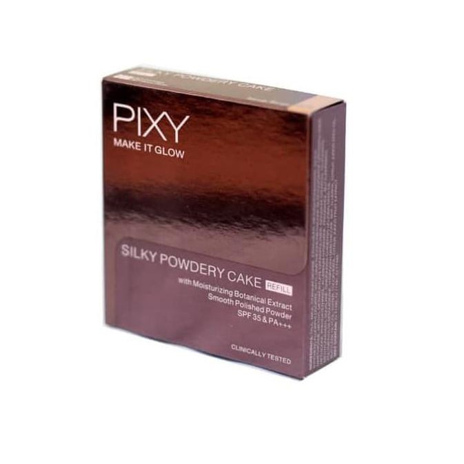 Refill - Pixy Make It Glow Silky Powder Cake - Bedak Padat