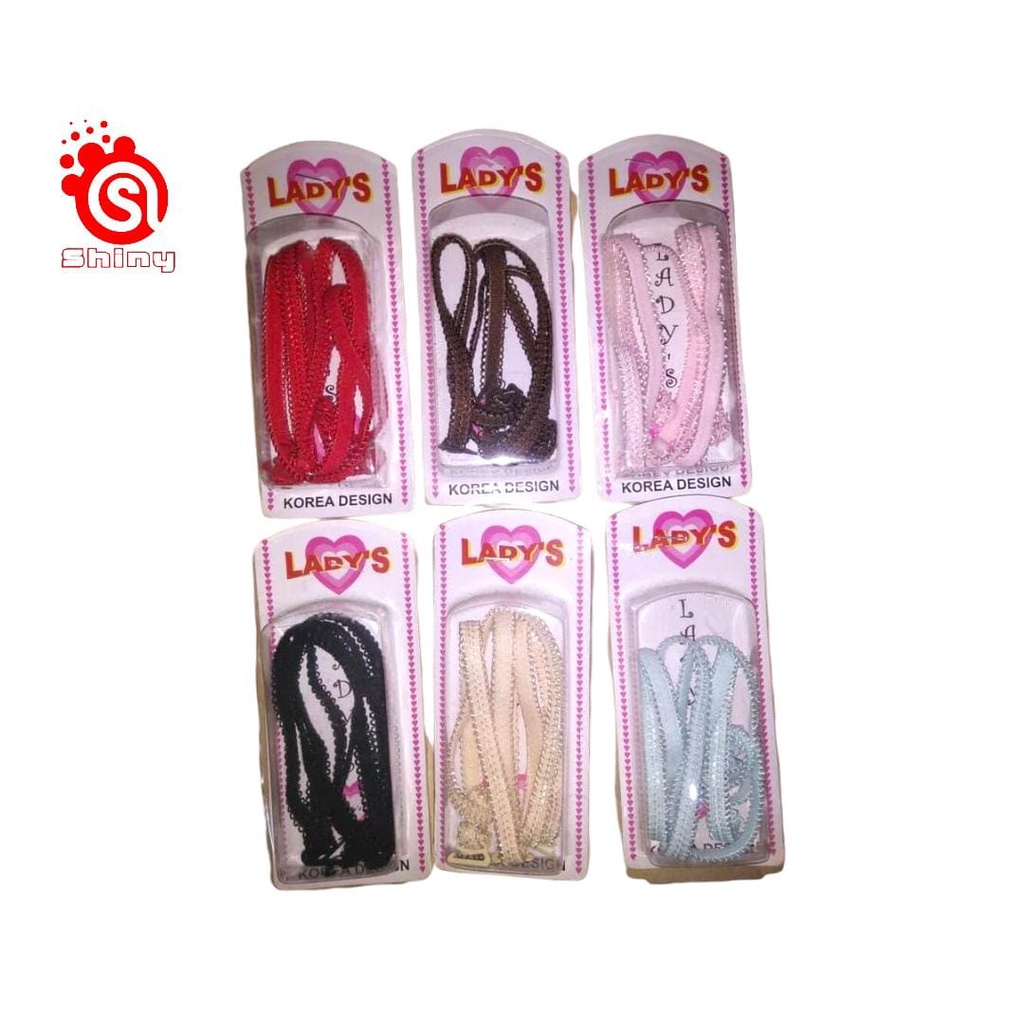Tali Bh Karet Warna rendaTipis 0,5 cm
