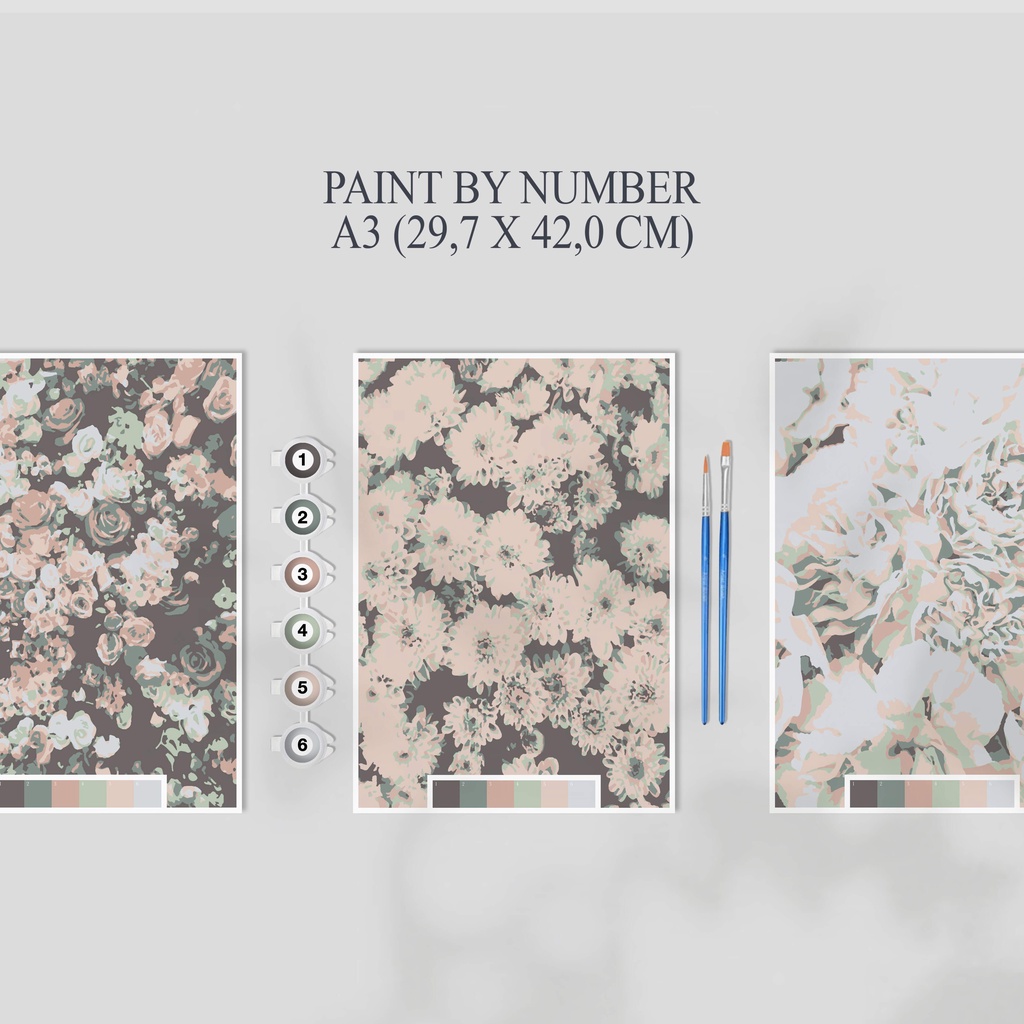 

Paint By Number Kit A3, BOUQUET SERIES