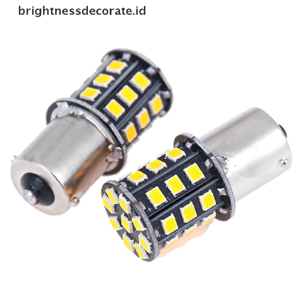 2pcs Lampu Led 1156 Ba15S 2835 33-smd Untuk Sein / Rem Mobil