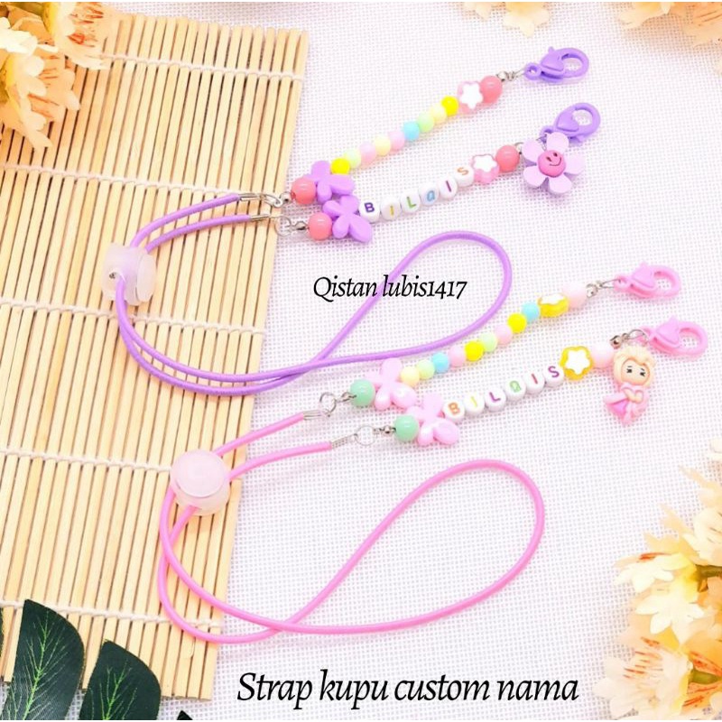 Strap kupu castom nama