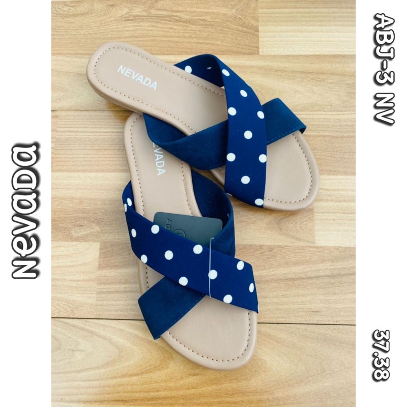 sandal disc polkadot