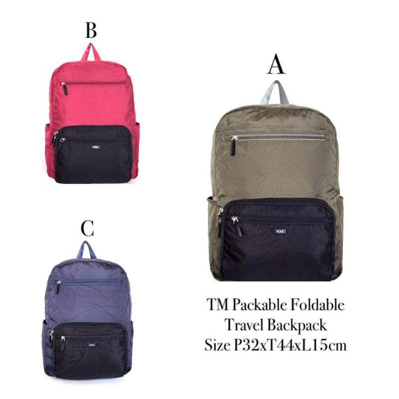 Tumi Packable Foldable Travel Backpack