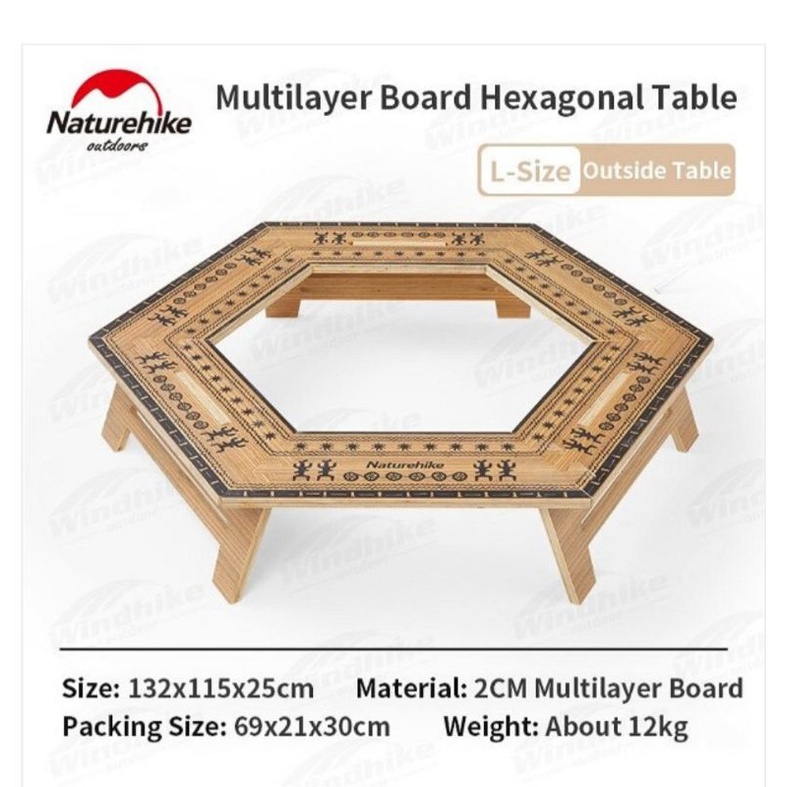 MEJA HEXAGONAL NATUREHIKE NH21JU004 [M1]
