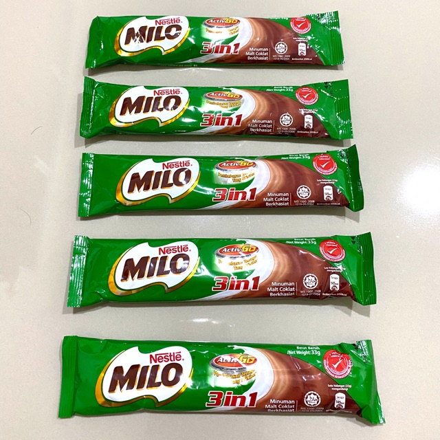 

Milo 3 in 1 Malaysia Activ Go Stik Eceran | Milo 3in1 | Nestle | Nutritious Chocolate Malt Drink