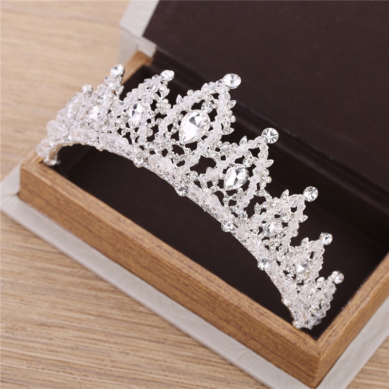 Silver Wedding Bridal Tiara Kristal