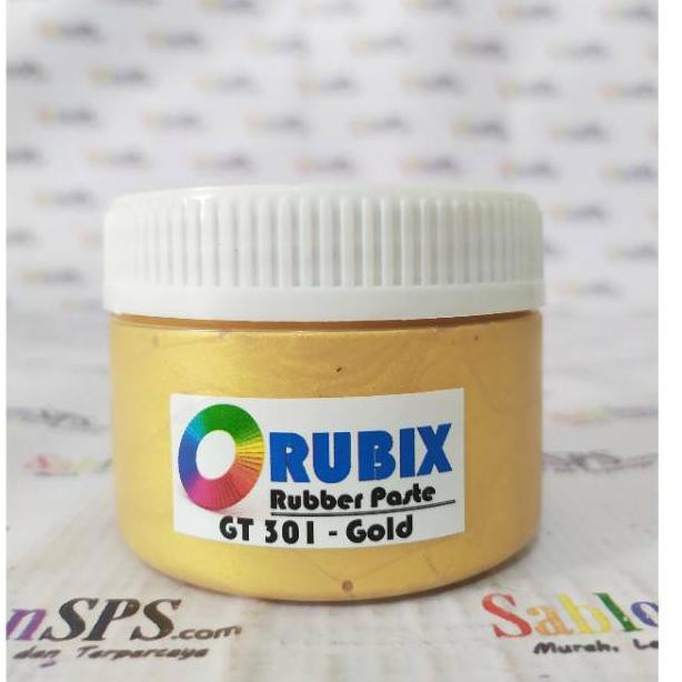 

2.2 BRANDS FESTIVAL Rubix Rubber Gold Tinta Sablon Emas 100 gr