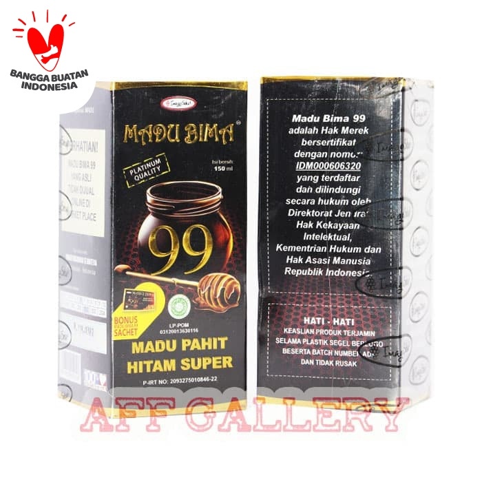 

201nhgg Madu Bima 99 Madu Pahit Hitam Super Ds201Fs