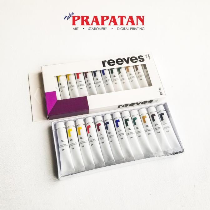 

Cat Minyak Reeves / oil color set 12 warna