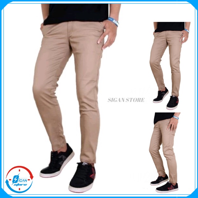 Celana Chino - Olive