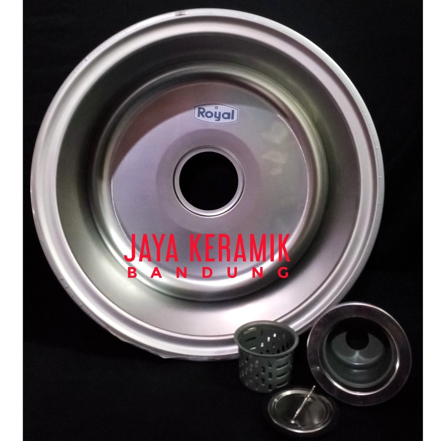 Bak Cuci Piring Royal Bulat SB-11+Apur/Diameter 42,5