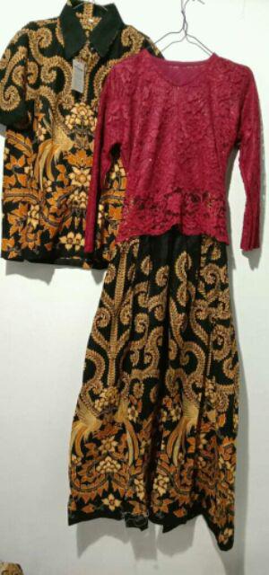 Maura Couple - Sania Ruffle Batik Couple Ori Ndoro Jowi Dnt Garansi.