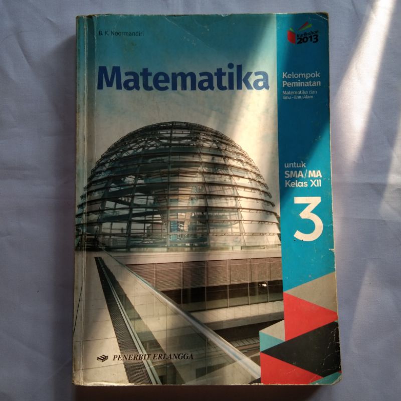 Jual Buku Matematika Peminatan Erlangga Kelas 12 (3sma) | Shopee Indonesia