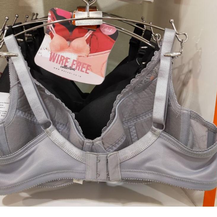 Kuy Ambil Promo SALE‼️ ORIGINAL LULUDI WACOAL SIMPLY LACE WIRE BRA FULLCUP KAWAT RENDA FULL CUP UNGU