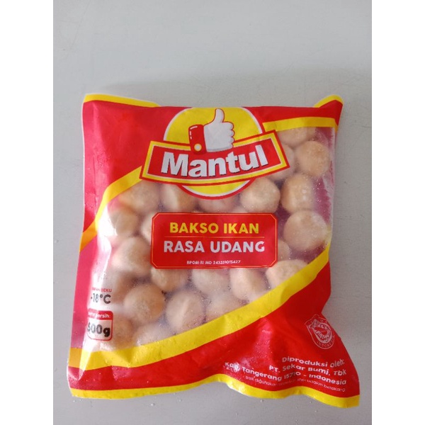 

Bakso udang mantul