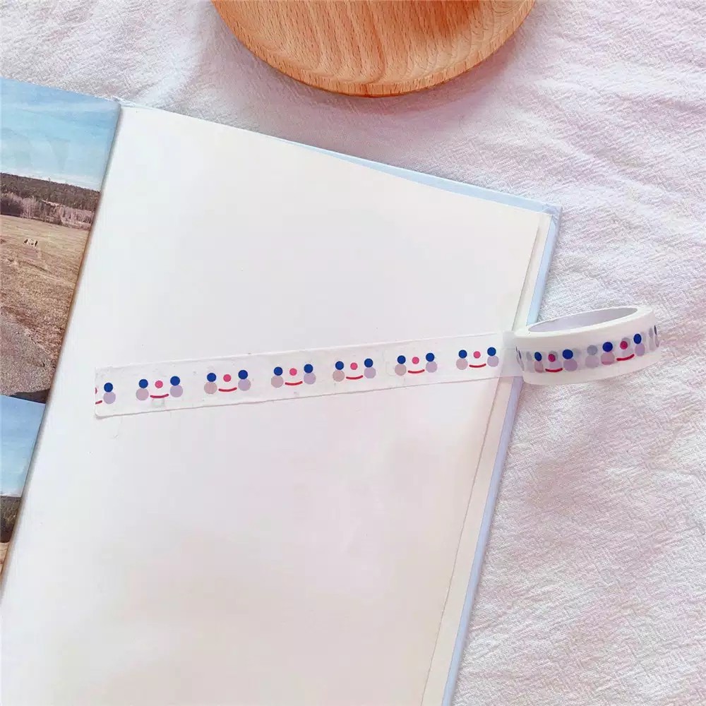 

Washi Tape Purple Smile Face