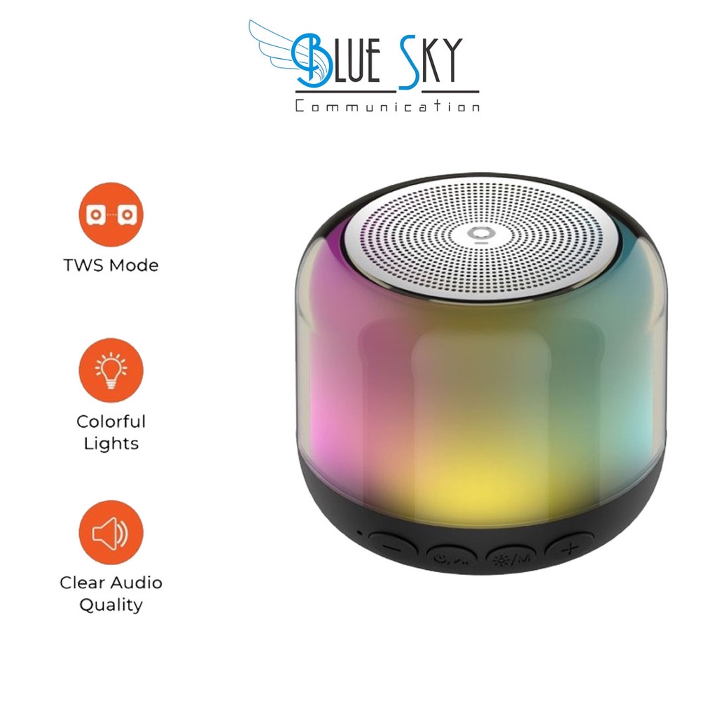 SPEAKER BLUETOOTH OLIKE SF1 RGB LIGHT