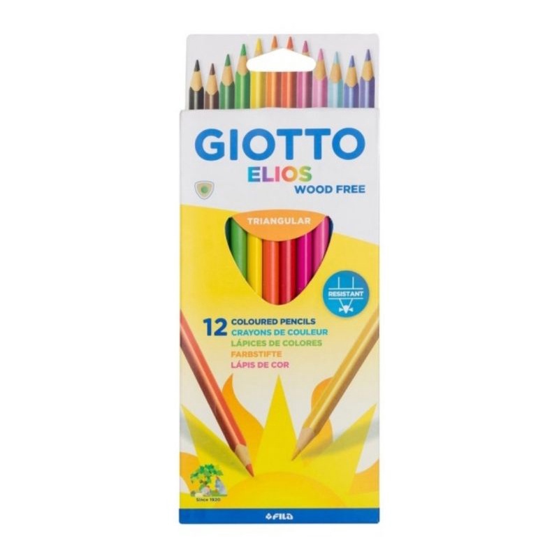 

Pensil Warna Giotto Elios Set 12 Warna Wood Free Pencil Color 275800