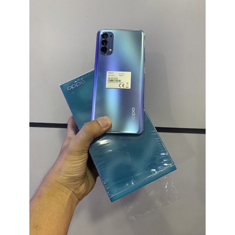 oppo reno 4 biru galaxy bekas