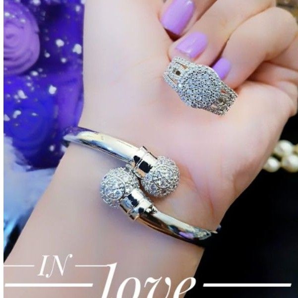 Xuping gelang dan cincin wanita bdn43