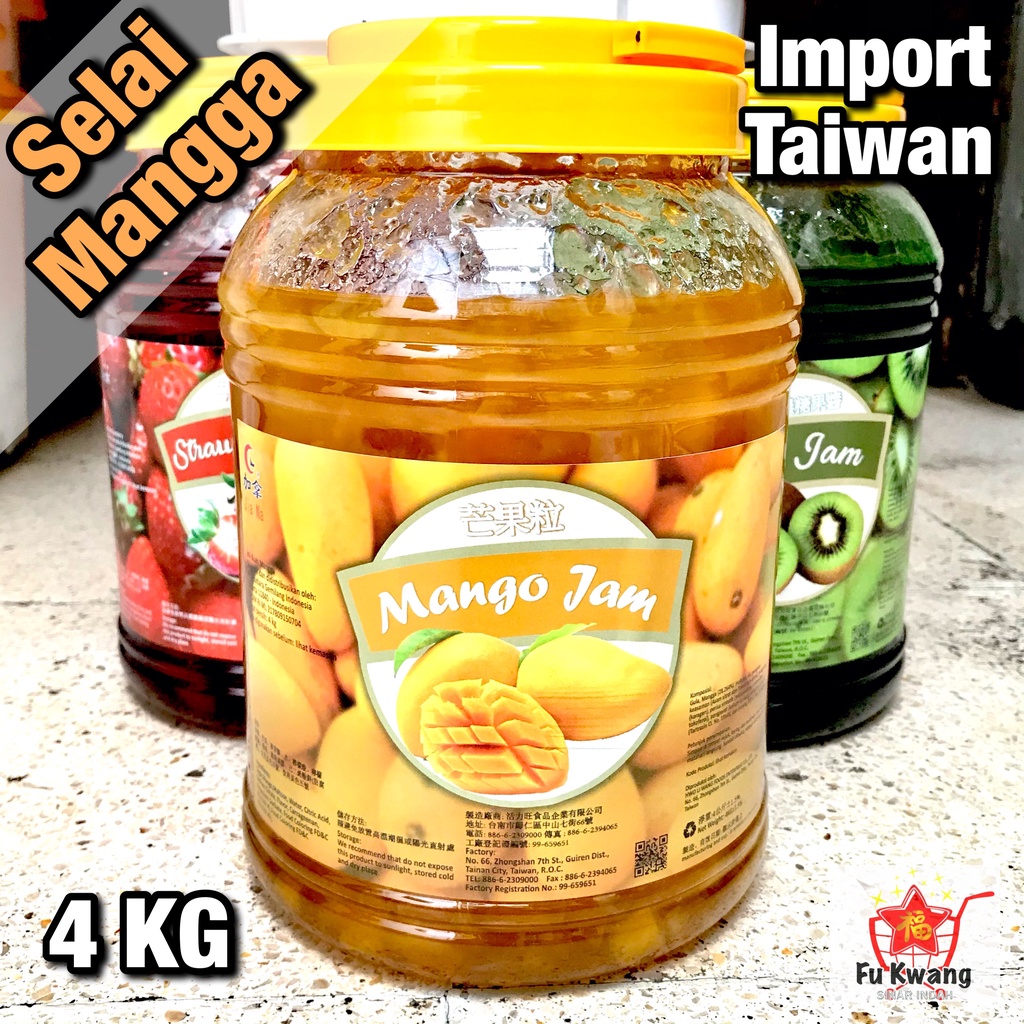 Jual Selai Buah Mangga Mango Fruit Jam Import Taiwan Kg Shopee