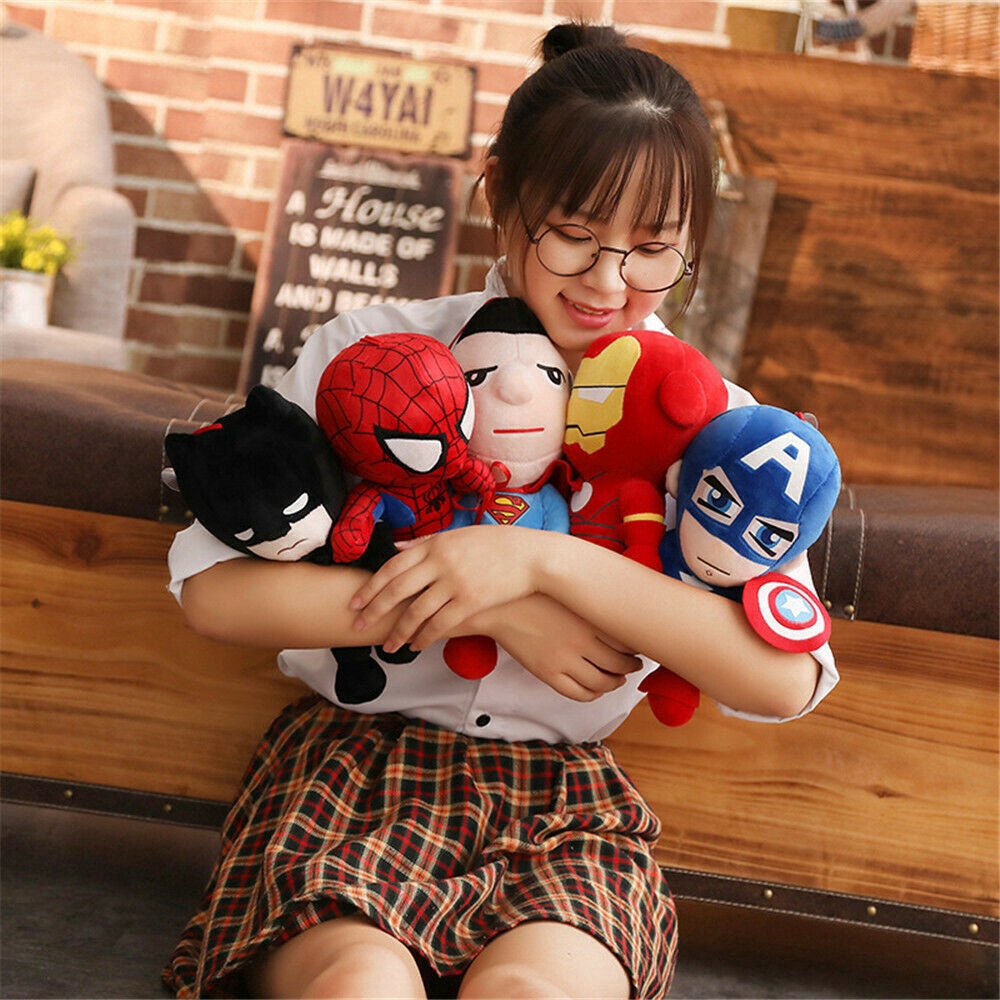 Boneka Plush Spiderman / iron Man Untuk Hadiah