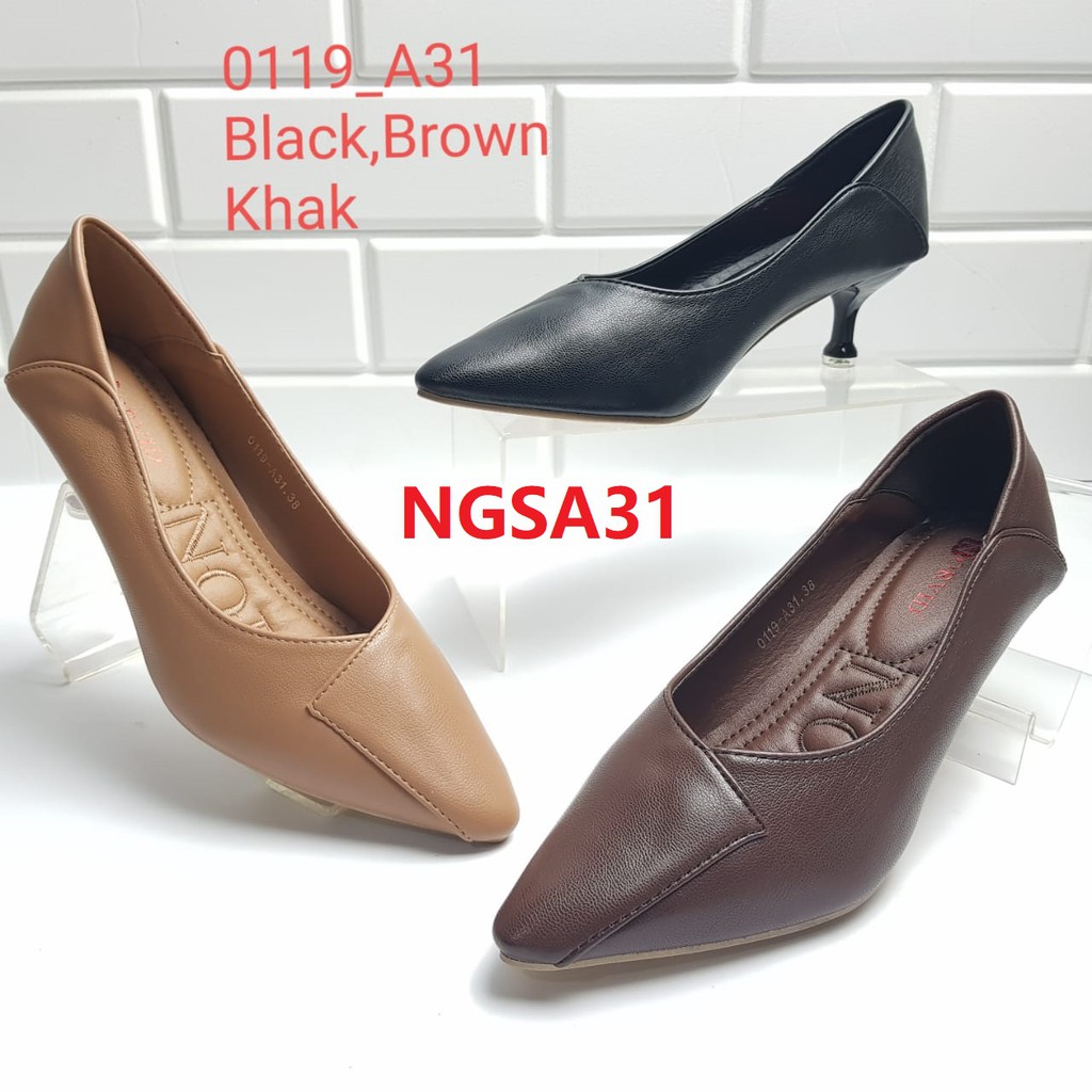NORVID Sepatu Kitten Heels Formal Casual 0119-31/34