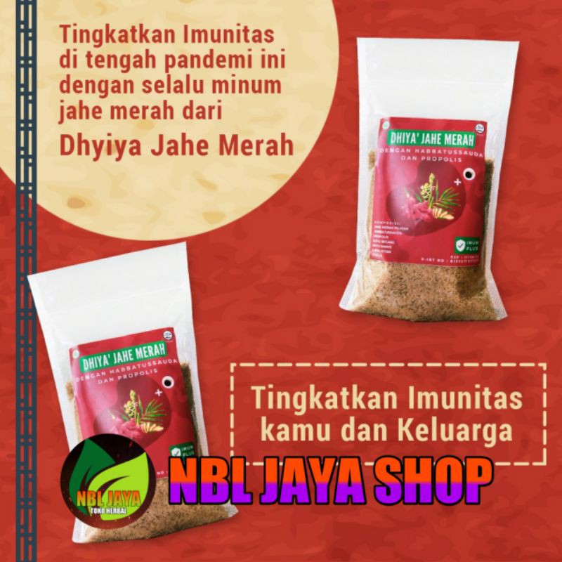 

DHIYA JAHE MERAH SEHAT 250 g