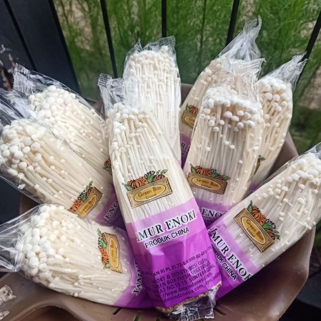 

Jamur Enoki berkualitas 100gr