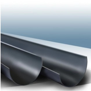 Talang Air Pipa Maspion 6" inch Setengah Bulat Lingkaran Lingkar 4 Meter Besar PVC Saluran Atap