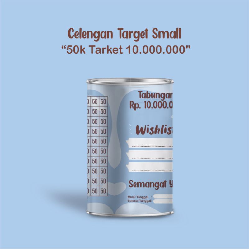 CELENGAN TARGET BUKA TUTUP ATAU PERMANEN MURAH CELENGAN VIRAL TIKTOK SMALL CELENGAN TABUNGAN SEDEKAH SUBUH-50 RIBU TARGET 10 JT
