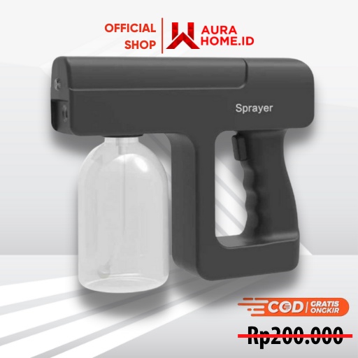 Semprotan Disinfektan Nano Spray 300ml Blue Ligh / Alat Semprot Penyemprot Semprotan Disenfektan Des