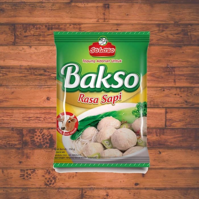 

SOBASO TEPUNG ADONAN UNTUK BASKO RASA SAPI 250 GR