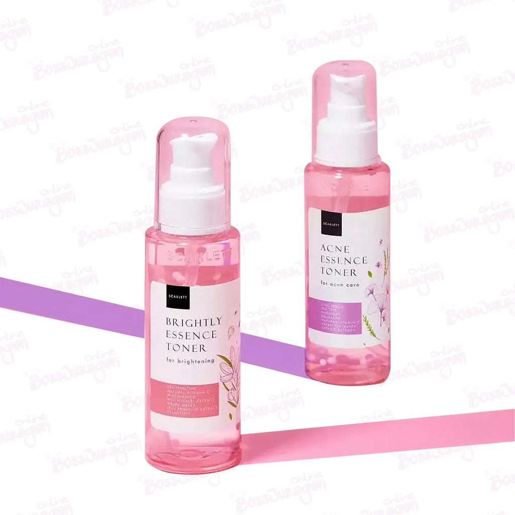 (BOSS) SCARLETT Essence Toner 100ml - Scarlett Acne Essence Toner - Scarlett Brightly Essence Toner