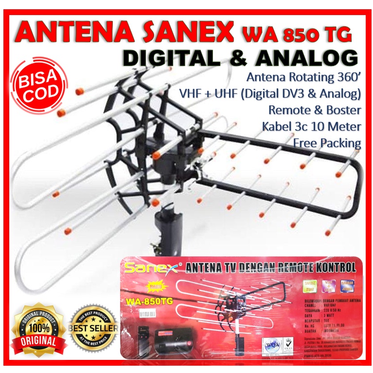 Antena SANEX WA 850 TG Antenna Remote Antena Rotasi