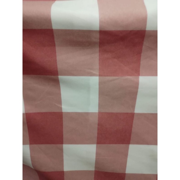 bahan kain sprei meteran motif kotak2