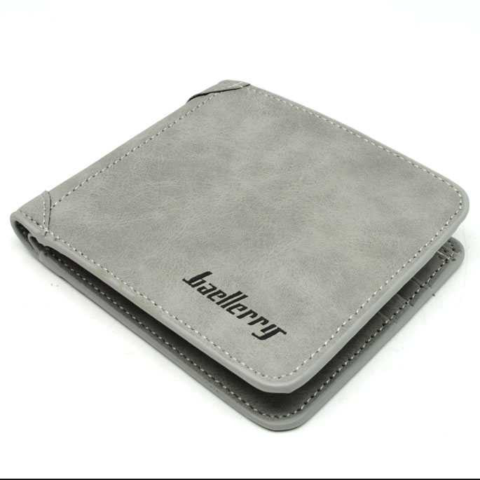 MLNSHP Rhodey Dompet Kulit Pria Bahan Nubuck Model Vertical - G1166