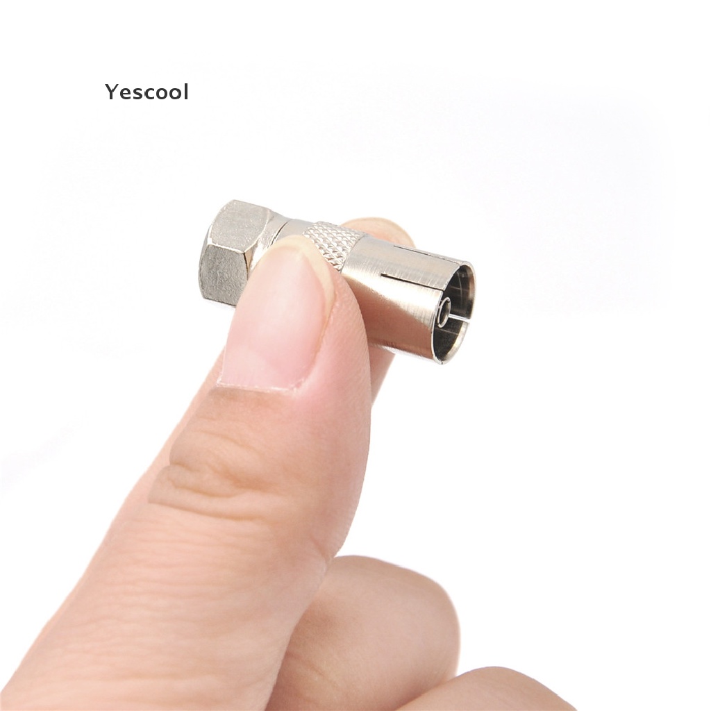 Yescool Adapter Konverter Socket RF Female Ke Tipe F Male