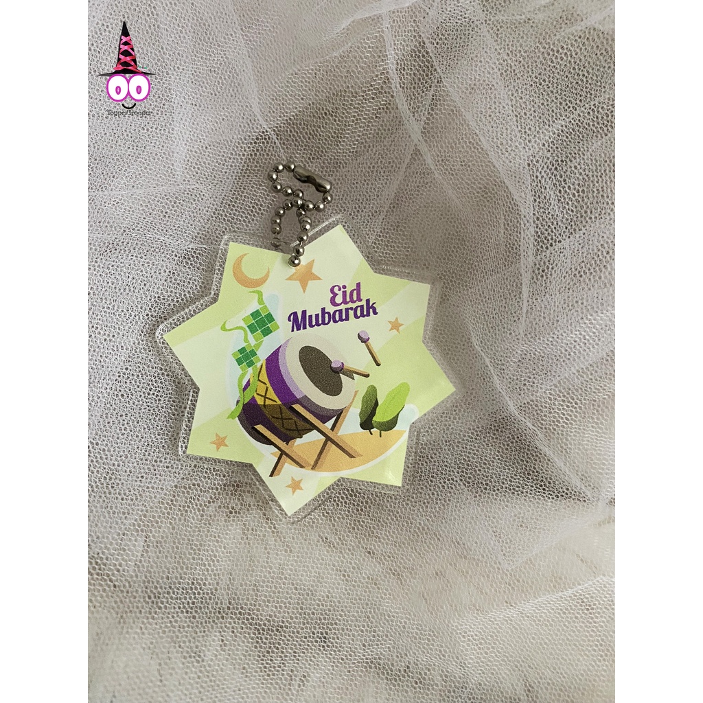 Hiasan Kue Topper Eid Mubarak / Idul Fitri / Mini cupcake / Topper Kue Lebaran