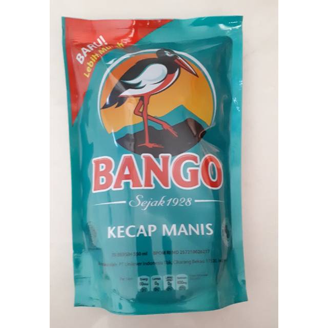 

Kecap Manis Bango Refill 720gr