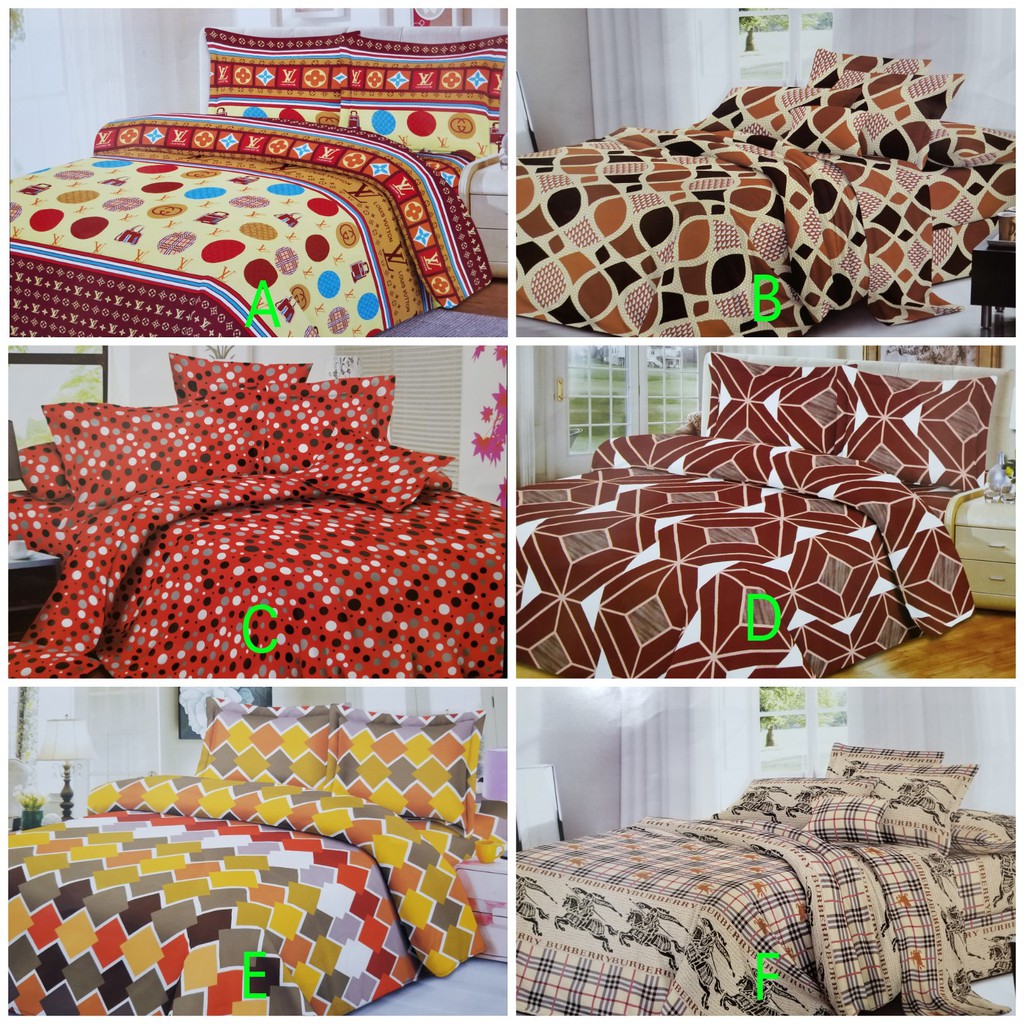 Sprei Louvre Motif Ukuran 90 x 200