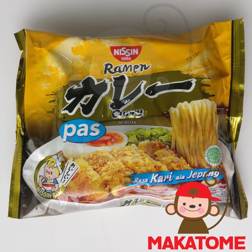 Jual Nissin Ramen Pas Kari Ala Jepang 76 Gr Curry Mi Instan Mie 76gr