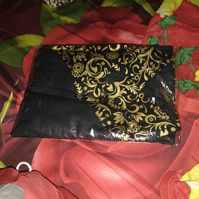 Asifa Batik Hrb026 Kenongo Kemeja Tosca Pendek Pekalongan Padi M L Xl Sogan Tulis Halus Kemeja Batik